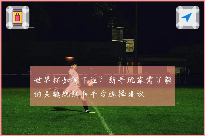 世界杯如何下注？新手玩家需了解的关键规则和平台选择建议